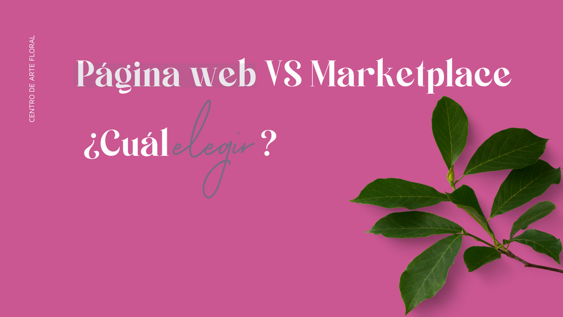 Página web VS Marketplace ¿Qué plataforma elegir para vender arreglos florales?